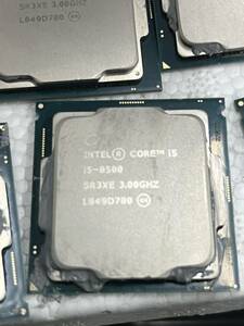送料無料CPU Intel Core i5 8500 3.00GHZ SR3XE 動作品　3枚あり1枚の金額