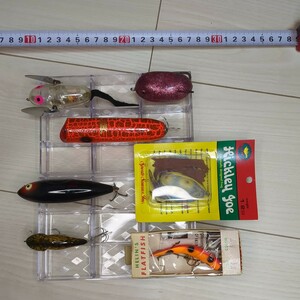 ルアー オールド 釣り具 トイルアー ④ HEDDON BALSA50 HEKIN'S FLATFISH その他