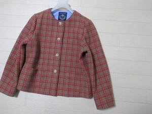 みなとのてんらんかい*MINATONO TENRANKAI　ツイードジャケット/TWEEDMILL ツイードミル　Lサイズ　日本製