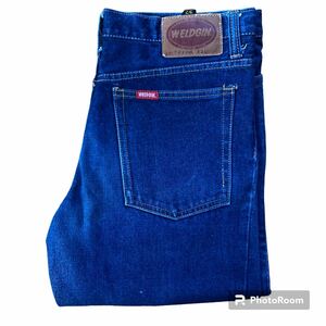  прекрасный товар местного производства Vintage WELDGIN well Gin 70 годы Denim w32 Big John большой Stone Bobson 