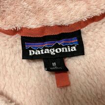 パタゴニア patagonia フリース　ピンク 女の子 150〜ハーフオープン　スナップボタン　長袖　タートル　もこもこ　ふわるわ　トップス_画像7