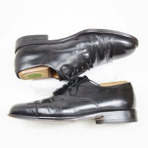 JUNK品　8-1/2 D表記　26.5cm相当　 COLE HAAN コールハン ストレートチップ　外羽根　革靴　レザーシューズ　黒　24.1.11/U9871_画像5