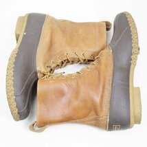 29-30cm相当　L.L.Bean　エルエルビーン　ビーンブーツ　ガムシューズ　ブーツ　アウトドア　キャンプ　ソロキャン　ブラウン　24.1.19/P18_画像4