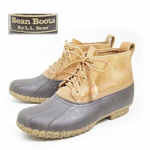 28-29cm相当　L.L.Bean　エルエルビーン　ビーンブーツ　ガムシューズ　ブーツ　アウトドア　キャンプ　ソロキャン　ブラウン　24.1.19/P19