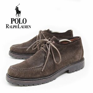 10.5D表記　28.5㎝相当　POLO RALPH LAUREN　ポロラルフローレン　デザートブーツ　チャッカブーツ　革靴　レザーシューズ　24.1.19/P15