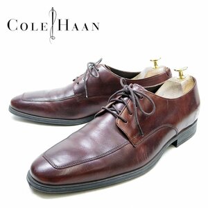 9 1/2M表記 27.5cm相当 COLEHAAN コールハーン 外羽根 Uチップ ドレス NIKE AIR インソール ラバーソール ブラウン 革靴 /24.1.18/U9993