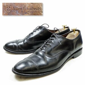 10 1/2D表記 28.5cm相当 Allen Edmonds Park Avenue アレンエドモンズ パークアベニュー 内羽根 ストレートチップ ブラック/24.1.22/P47