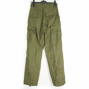 【デッドストック】1970s US.ARMY ジャングルファティーグパンツ アメリカ軍 ノンリップ ポプリン フィールドパンツ カーゴパンツの画像2