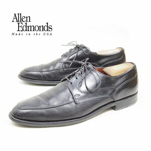 10-1/2 B表記　Allen Edmonds Montgomery　アレンエドモンズ モンゴメリー　Vチップ　ストリップトゥ　革靴　レザー　黒　24.1.30/P72