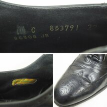 11C表記 29cm相当 Florsheim IMPERIAL　フローシャイム インペリアル　ウィングチップ　フルブローグ　革靴　黒　ブラック 24.1.30/P74_画像10