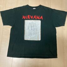 NIRVANA Ghost Note S/S Tee Kurt Cobain 2003 カートコバーン追悼 ニルヴァーナ コピーライト付き_画像1