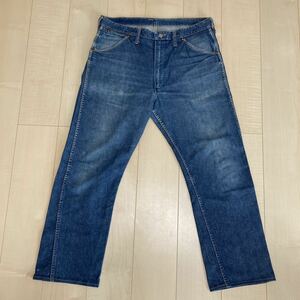 Wrangler 50、60s vintage denim 11MWZ 36inch ラングラービンテージ ジーンズ デニム 斜めベル 無し