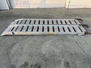  Showa era Bridge 1 collection /3.0t aluminium bridge foot board Velo type hook type aluminium ladder SBAG length 3000mm× inside width 400mm 1 collection set 