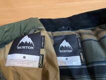 送料込 BURTON バートン 上下セット Mサイズ USED GORE-TEX ゴアテックス 送料無料_画像7