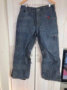 送料込 希少 686 × Levi's six eight six リーバイス サイズM USED コラボ Denim リアルデニム 送料無料