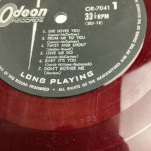 k1438 Meet The Beatles LP Odeon 赤 レコード OR-7041 ミート・ザ・ビートルズ ビートルズ ロック ジョン ポール ジョージ 当時物 中古_画像5