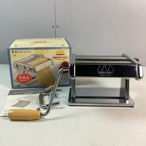 y1485 ピアッティー パスタメーカー C-119 イタリア製 手動式 パスタマシン 製麺機 ローラー スパゲッティ うどん パール金属 使用済 中古