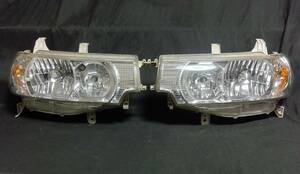 3586　L350S/L360S　タントカスタム　ダイハツ　HIDヘッドライト左右セット　黄ばみ除去済み　KOITO 100-51815　レベライザー有　巣割れ有