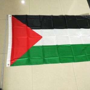 パレスチナ国旗 大型フラッグ 4号 150cmX90cm 未使用の画像3