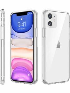 c-305 iPhone11 ケース 超クリア 米軍MIL規格 耐衝撃 レンズ保護 iPhone 11 ケース 【PC背面 TPUバンパー 二層構造】