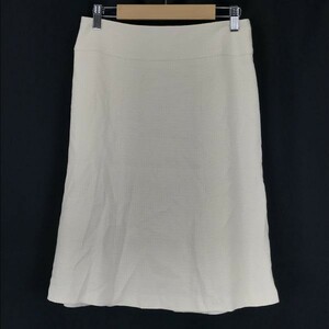 WHITE JOOLA/ホワイトジョーラ★膝丈スカート【Women's size-L/11ar/白/White】Skirts◆BG982