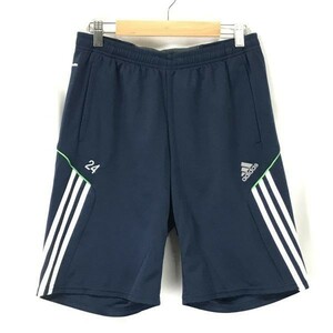 アディダス/adidas★ハーフパンツ/トレーニングパンツ【メンズM/股下26cm/紺/navy】Pants/Trousers◆BH404