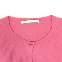 ユニクロ/UNIQLO★Cotton × Cashmere/カシミヤ混/薄手カーディガン【レディースL/ピンク/pink】Tops/Shirts/cardigan◆BH391_画像4