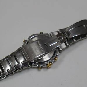 J1312 Y L 【時計】SEIKO セイコー アルバ ALBA ROOX Y182-6F10 アラームクロノグラフ デイト 純正ベルトの画像3