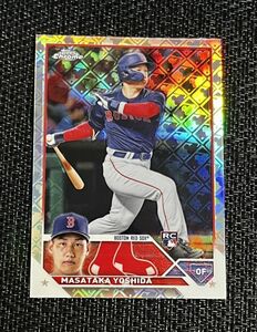 吉田正尚 2023 Topps Chrome Logofractor #167 Masataka Yoshida Rookie RC MLB