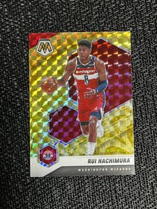 Rui Hachimura 八村塁 2020-21 Panini NBA Mosaic Reactive Yellow Prizm ウィザーズ レイカーズ