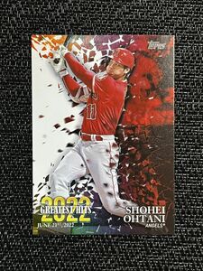 大谷翔平 2023 Topps Series1 2022’s Greatest Hits #22GH-16 Shohei Ohtani MLB