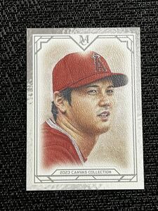 大谷翔平 2023 Topps Museum Collection Canvas Collection #CCR-1 Shohei Ohtani MLB