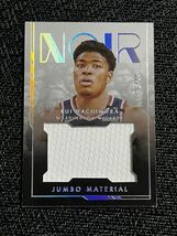 Rui Hachimura 八村塁 99枚限定 2021-22 Panini NBA Noir Jumbo Material Jersey ウィザーズ レイカーズ *角潰れ_画像1