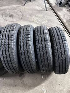 ブリヂストン [新車外し] 195/80R15 15インチ 4本セット ジムニー ジムニーシエラ ハイエース キャラバン 室内保管 2022年製