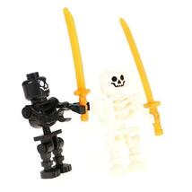 12体 ガイコツ A 骸骨 ミニフィグ レゴ LEGO 互換 スケルトン b0_画像4