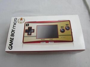 【同梱可】中古品 ゲーム ゲームボーイ 本体 ミクロ Happy! Mario 20th OXY-001 動作品 箱あり 説明書付き