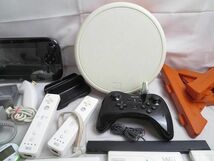 【同梱可】中古品 ゲーム Wii U 本体 WUP-101 ブラック 32GB ソフト 太鼓の達人 WiiUばーじょん 等 グッズセット_画像2