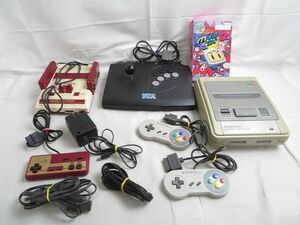 【同梱可】中古品 ゲーム ファミコン スーパーファミコン 本体 スーパーマルチタップ 2 ファイタースティック 等 グ