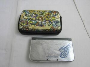 【同梱可】中古品 ゲーム ニンテンドー3DS LL 本体 new RED-001 モンスターハンター4G モデル 動作品 妖怪ウォッチカ