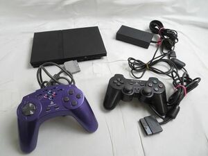 【同梱可】中古品 ゲーム プレイステーション2 PS2 本体 SCPH-70000 ブラック 動作品 コントローラー 周辺機器付き