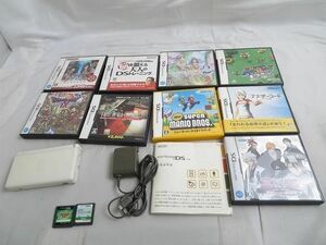 【同梱可】中古品 ゲーム ニンテンドーDS 本体 DS Lite USG-001 ホワイト 動作品 ソフト ドラゴンクエスト IX 等 グ