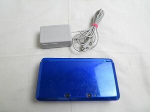 【同梱可】中古品 ゲーム ニンテンドー3DS 本体 CTR-001 コバルトブルー 動作品 充電器付き