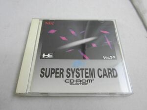 【同梱可】中古品 ゲーム NEC PCエンジン ソフト SUPER SYSTEM CARD スーパーシステムカード Ver.3.0 CD-ROM