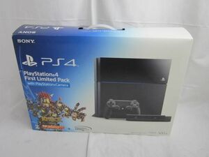 【同梱可】中古品 ゲーム プレイステーション4 PS4本体 CUH-1000A 500GB ジェットブラック First Limited Pack with