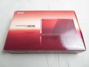 【同梱可】中古品 ゲーム ニンテンドー3DS 本体 CTR-001 フレアレッド 動作品 取扱説明書 箱あり