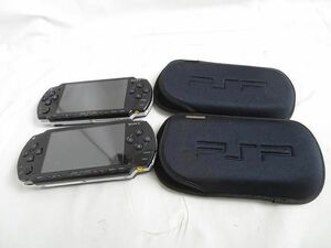 【同梱可】中古品 ゲーム PSP 1000 2000 ブラック 動作品 初期化済み カバーケース 付き 2点 グッズセット