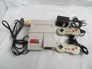 【同梱可】ジャンク品 ゲーム ニューファミコン 本体 HVC-101 コントローラー 出力ケーブル 電源ケーブル付き