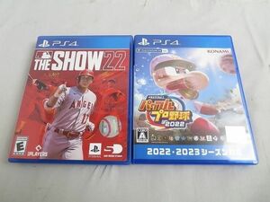 【同梱可】中古品 ゲーム プレイステーション4 PS4ソフト パワフルプロ野球 2022 THE SHOW 22 大谷翔平 2点 グッズセ