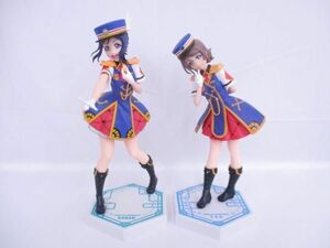 【中古品 同梱可】 ラブライブ!サンシャイン!! SSSフィギュア HAPPY PARTY TRAIN 松浦果南 渡辺曜 フリュー 2点セッ