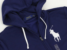 新品 アウトレット 14510 Lサイズ ビッグポニー ジップアップ スウェット パーカー polo ralph lauren ポロ ラルフ ローレン _画像2